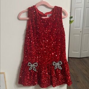 Lola Red Sequin Dress